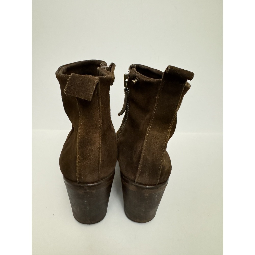 Diesel ankle boots leather brown suede sz US 7.5 EUR 38 - Picture 5 of 10